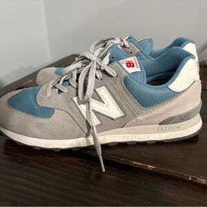 New Balance Blue and Gray 574 classic Shoes